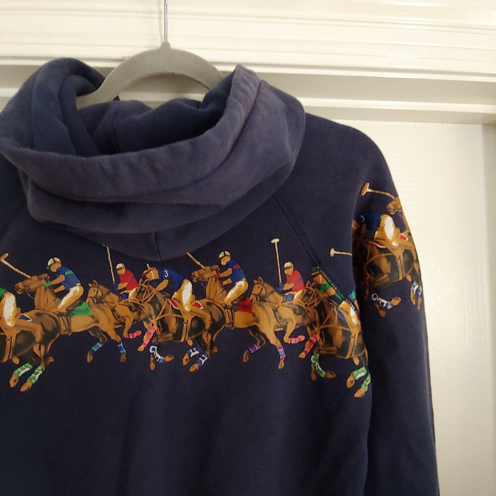 Polo Ralph Lauren Equestrian Heritage Preppy  English Countryside Hoodie Youth S - Picture 9 of 14
